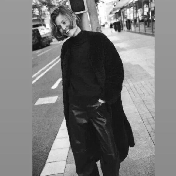 FLUFFY TEDDY COAT WITH BELT - Picture 4 of 5